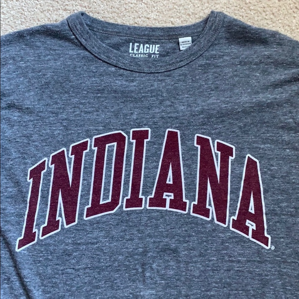 Grey Indiana Long Sleeve Tee